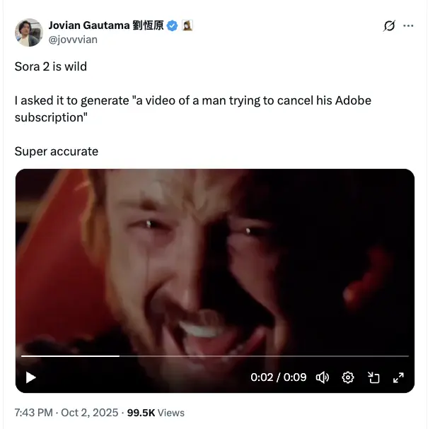 Sora 2 AI generated realistic video with detailed facial expressions and emotional depth